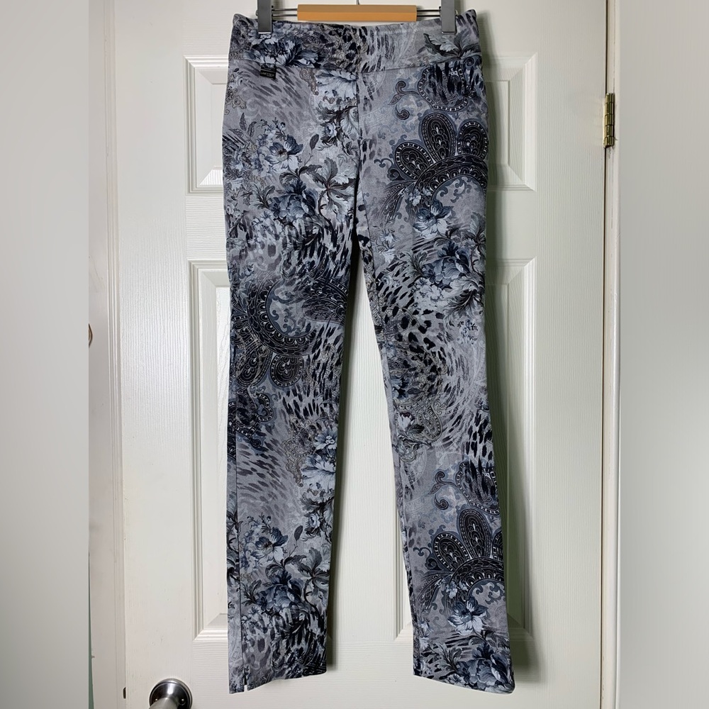 Lisette L Montreal | Fit to Flatter Paisley Floral Animal Print Stretch Pants- 2